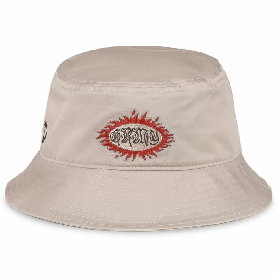 Head Wear*Grimey Bucket Fire Route - White - Spring 23