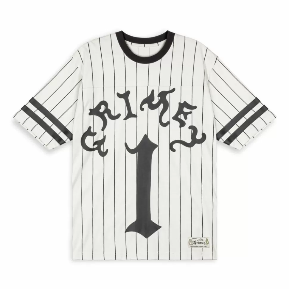 Ss24*Grimey Camiseta De Football Causing Panic Heavyweight - Off White - Ss24