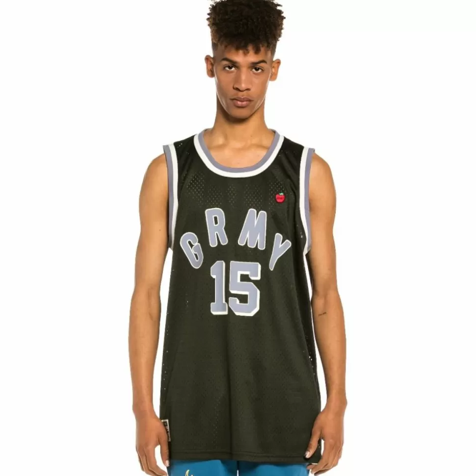 Tees*Grimey Camiseta De Tirantes Mesh Trespass - Black - Summer 22