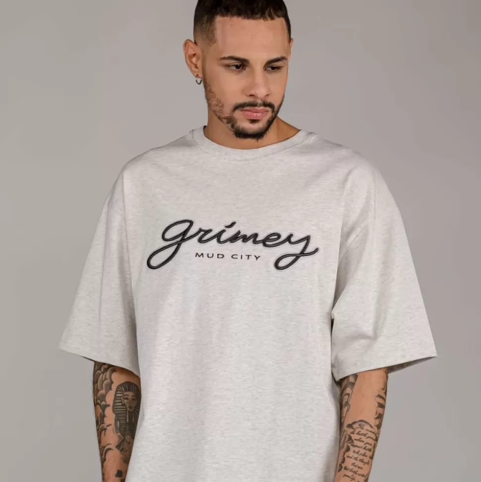Tees*Grimey Camiseta "Dust Storm" Heavyweight - Sport Grey - Fall 22