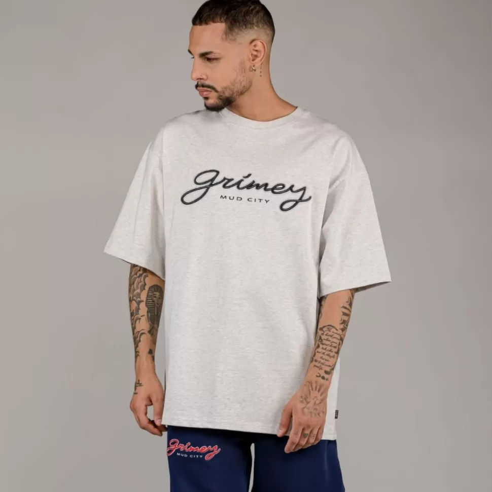 Tees*Grimey Camiseta "Dust Storm" Heavyweight - Sport Grey - Fall 22
