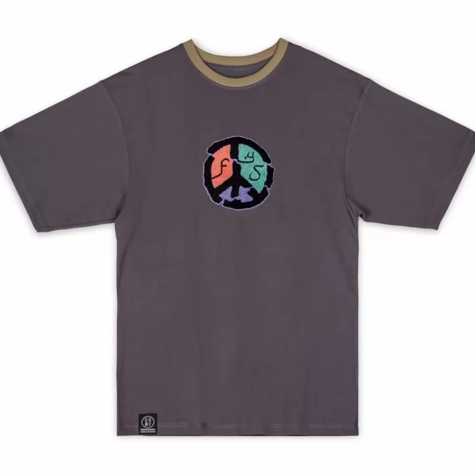 Tees*Grimey Camiseta "Lost Boys" Tie & Dye Heavyweight - Anthracite - Winter 22