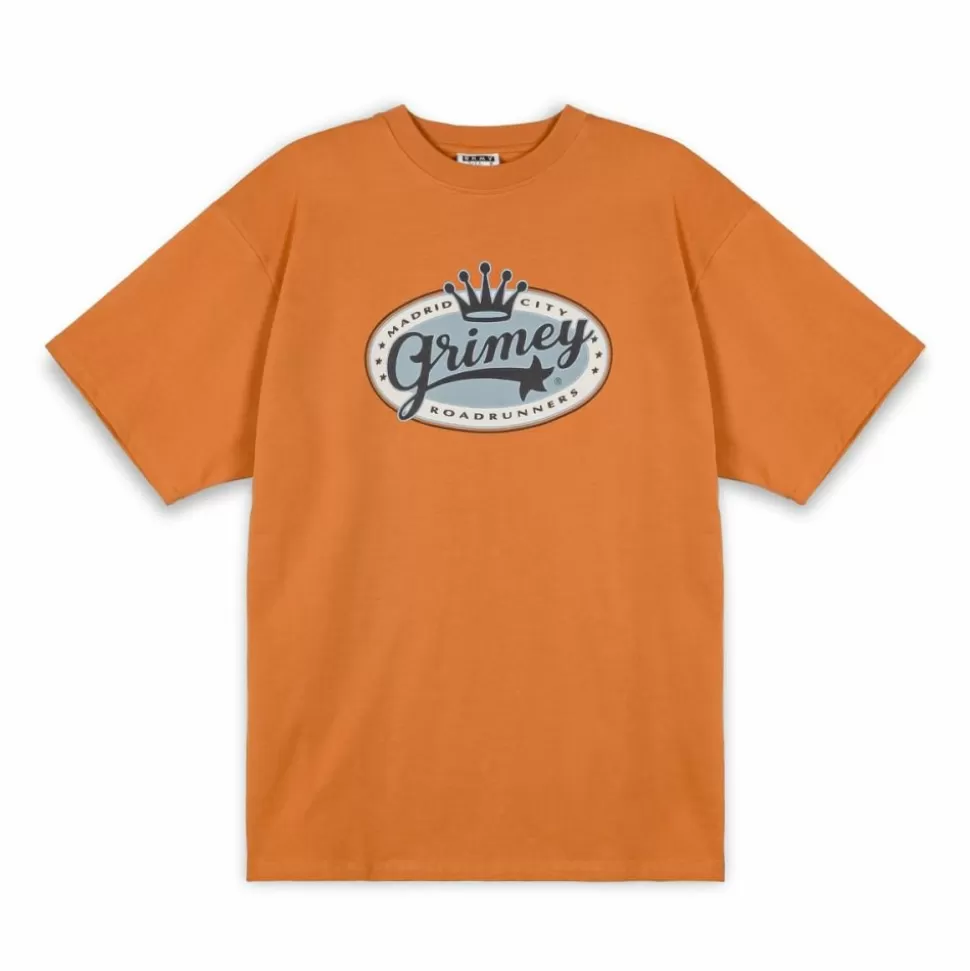 Organic*Grimey Camiseta Madrid Oversized Heavyweight - Orange - Fw23
