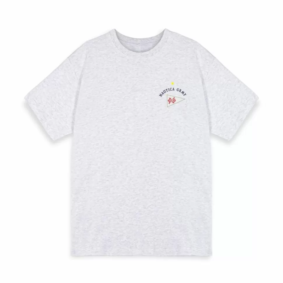 Ss24*Grimey Camiseta Mighty Harmonist Nautica X Grmy - Sport Grey - Ss24