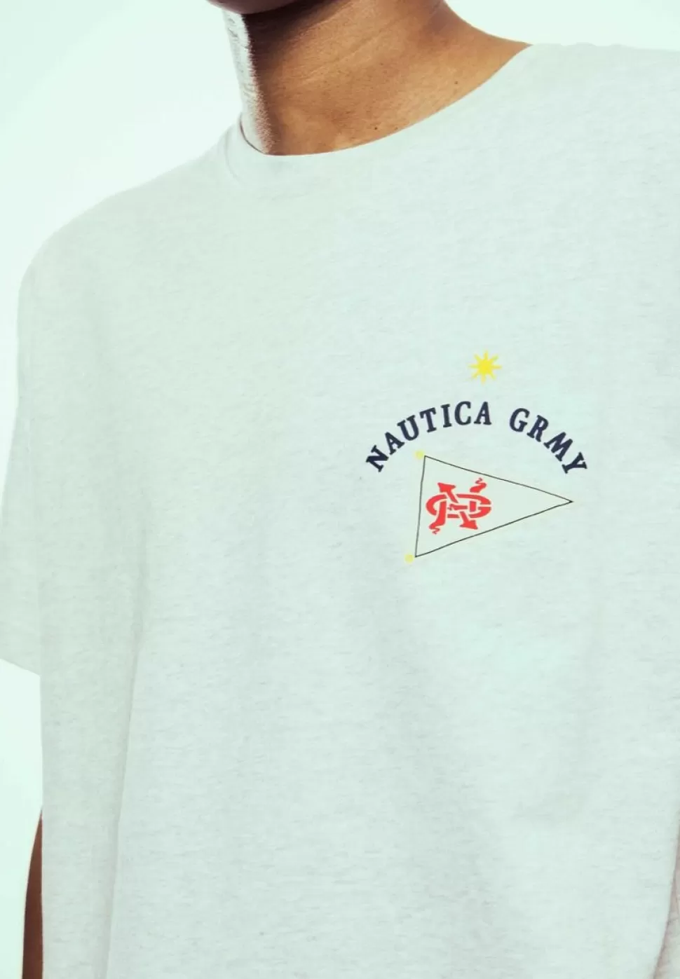 Ss24*Grimey Camiseta Mighty Harmonist Nautica X Grmy - Sport Grey - Ss24