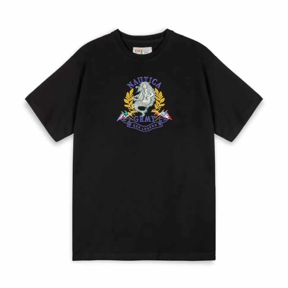 Ss24*Grimey Camiseta The Sea Legend Nautica X Grmy - Black - Ss24