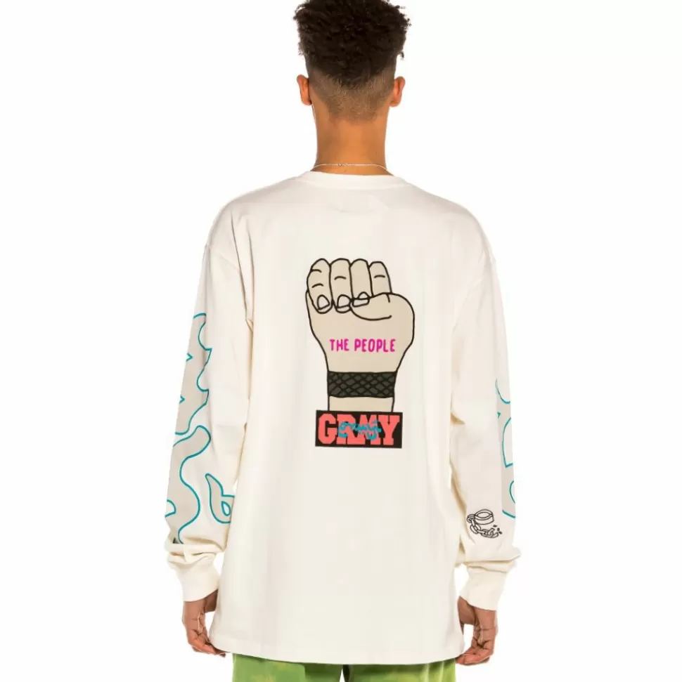 Tees*Grimey Camiseta Manga Larga "Day Dreamer" - White - Spring 22