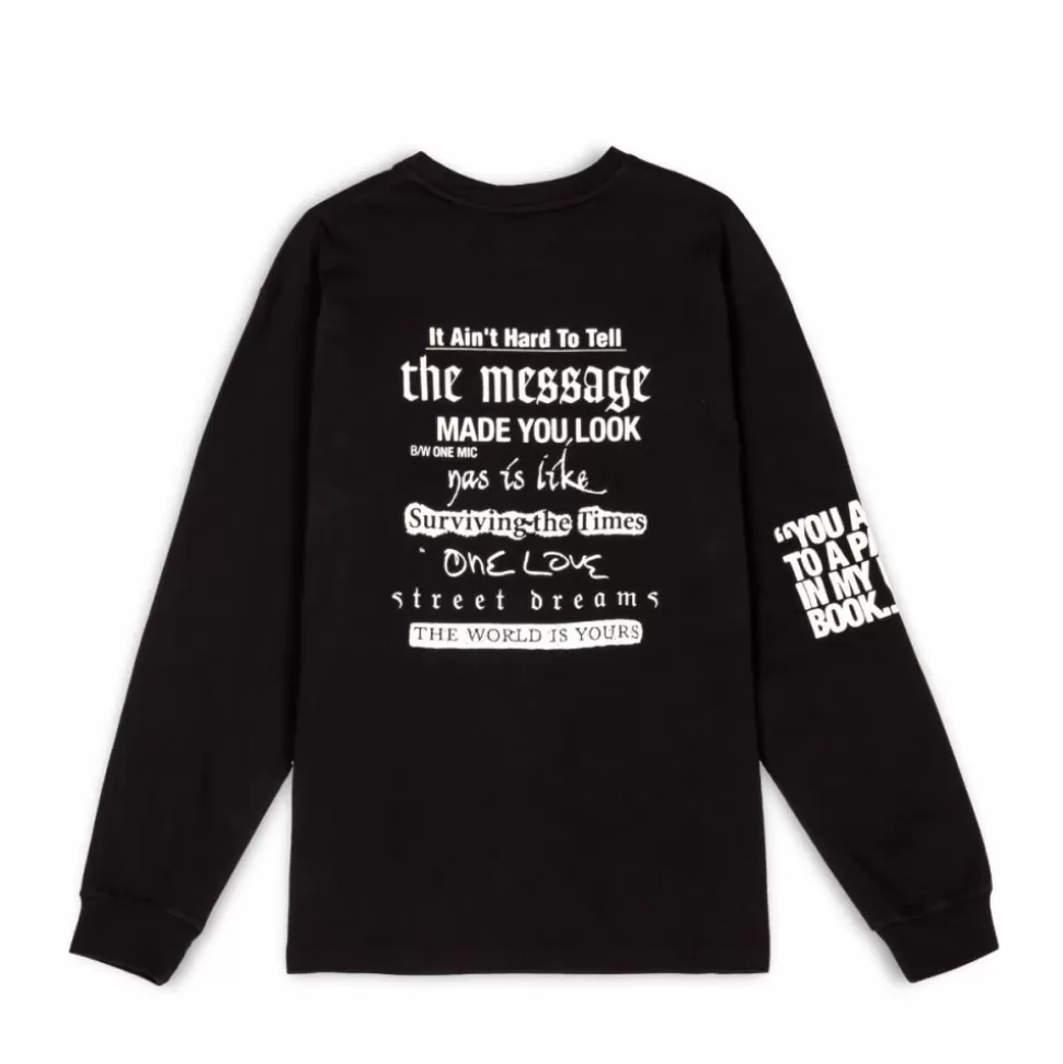 Organic*Grimey Camiseta Manga Larga "Iam" - Black - Fall 22