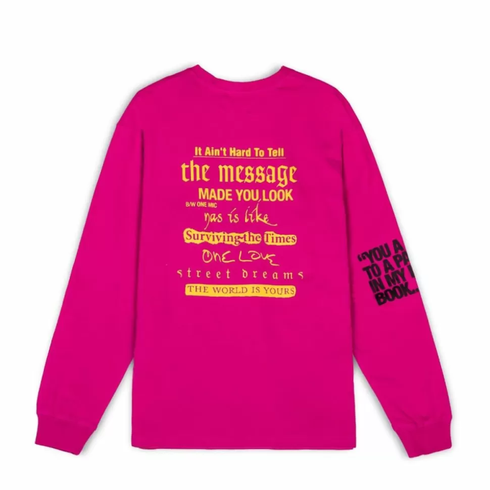 Organic*Grimey Camiseta Manga Larga "Iam" - Fucshia - Fall 22