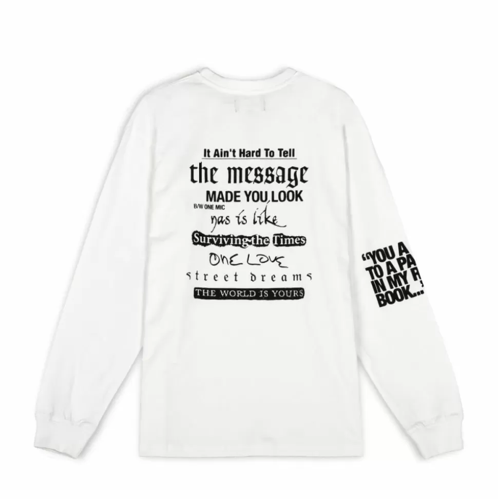 Organic*Grimey Camiseta Manga Larga "Iam" - White - Fall 22