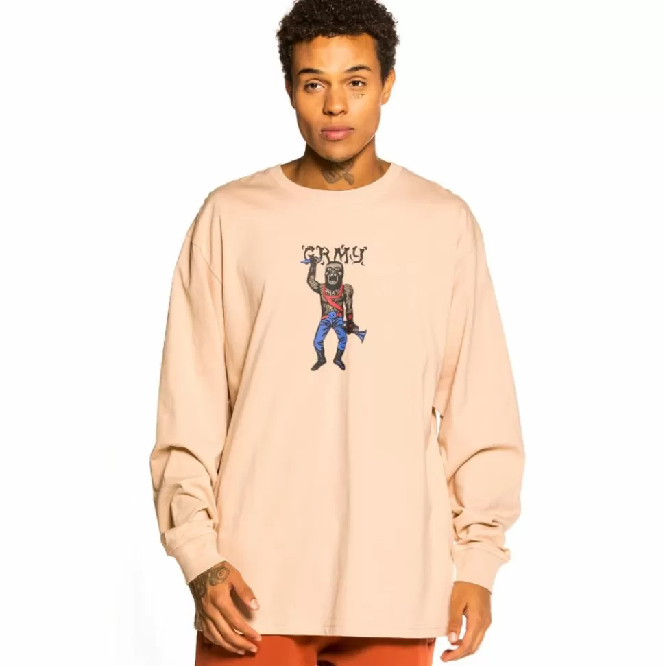 Tees*Grimey Camiseta Manga Larga "Jazz Thing" - Cream - Fall 21