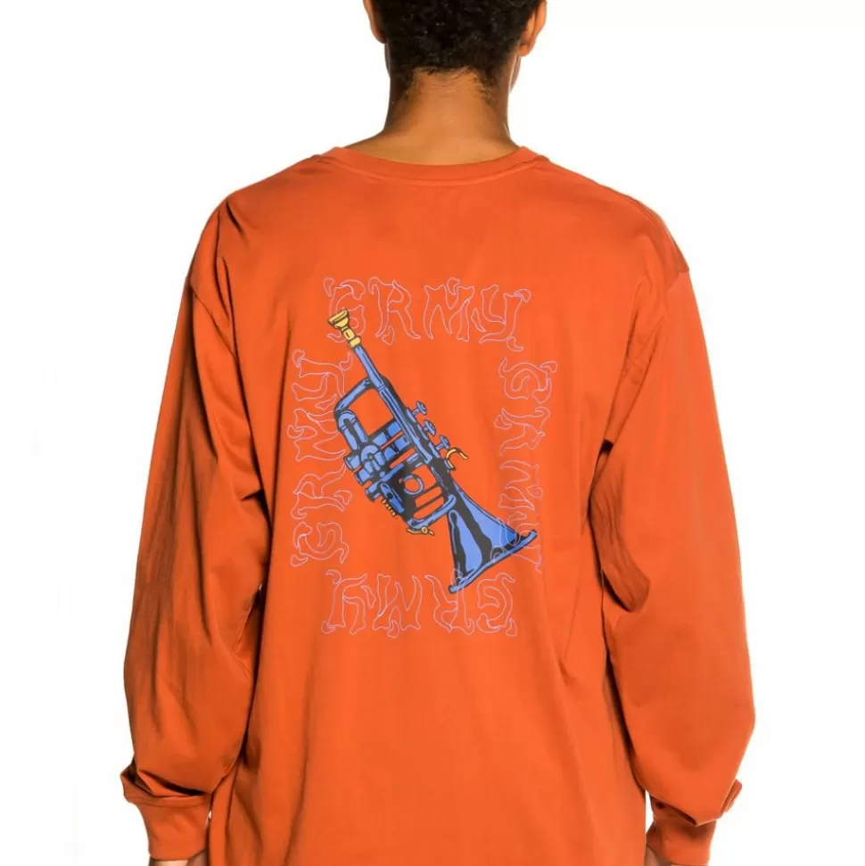 Tees*Grimey Camiseta Manga Larga "Jazz Thing" - Ochre - Fall 21