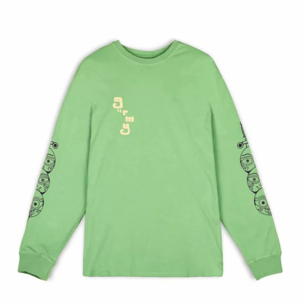 Organic*Grimey Camiseta Manga Larga "Lust Mantra" - Green - Fall 22