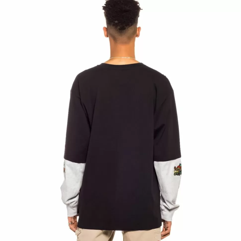 Tees*Grimey Camiseta Manga Larga Nine Winds Ls - Black - Spring 22