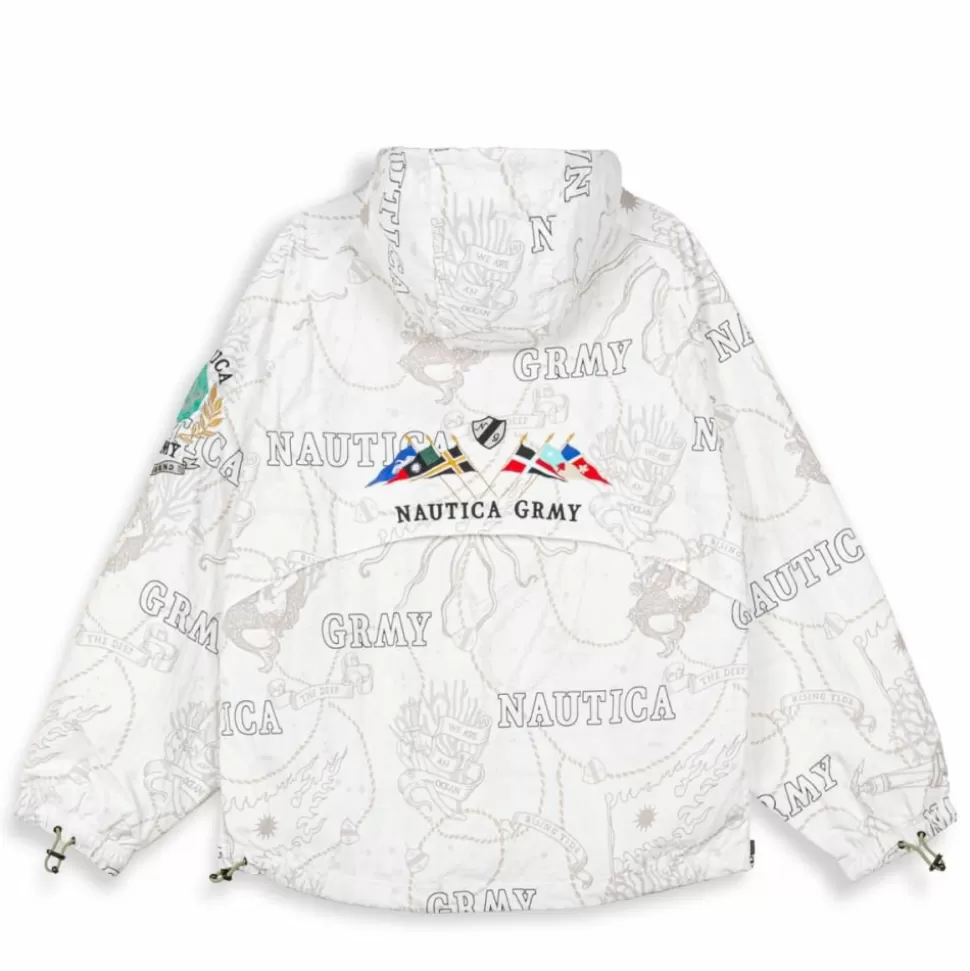 Jackets*Grimey Chaqueta Mighty Harmonist Nautica X Grmy - White - Ss24