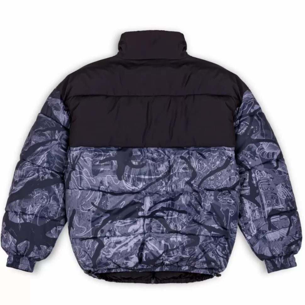 Coats*Grimey Chaqueta Puffy "Snipes X True Roots" - Black - Fall 22