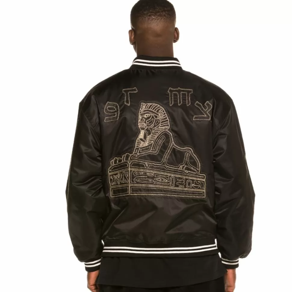 Jackets*Grimey Call Of Yore Reversible Satin Jacket Fw20 Black