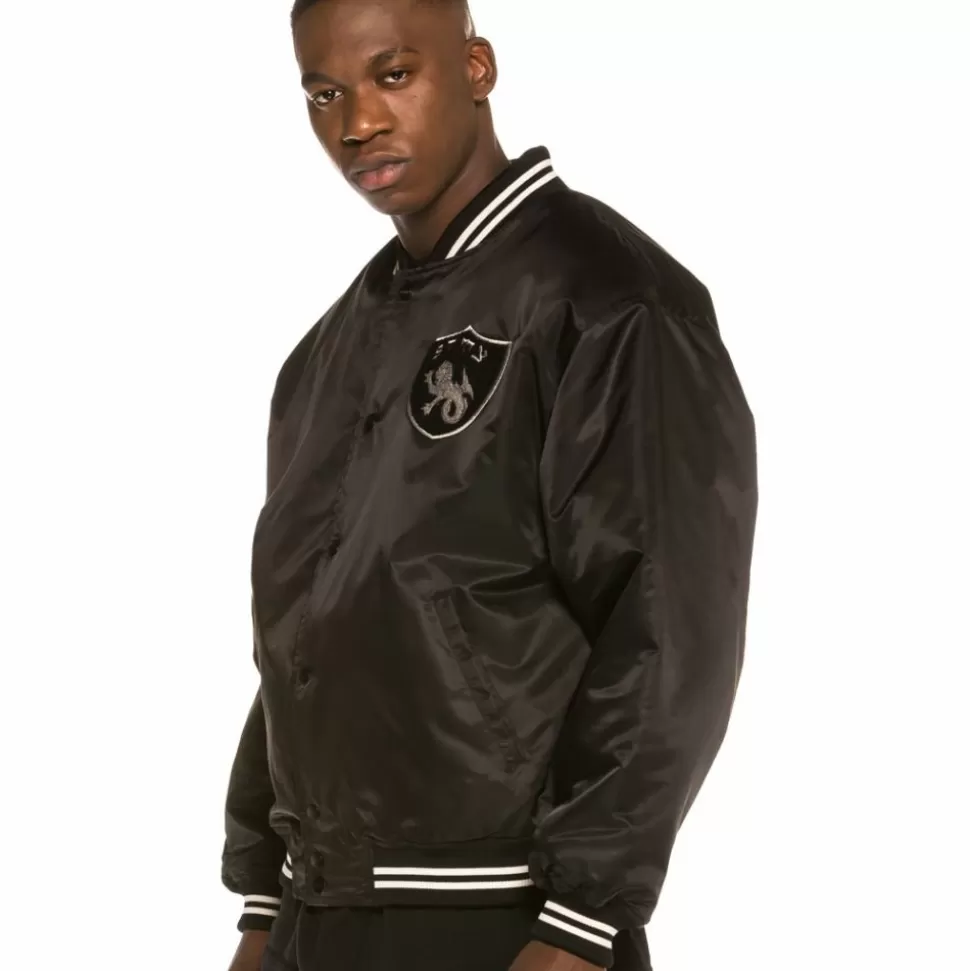 Jackets*Grimey Call Of Yore Reversible Satin Jacket Fw20 Black