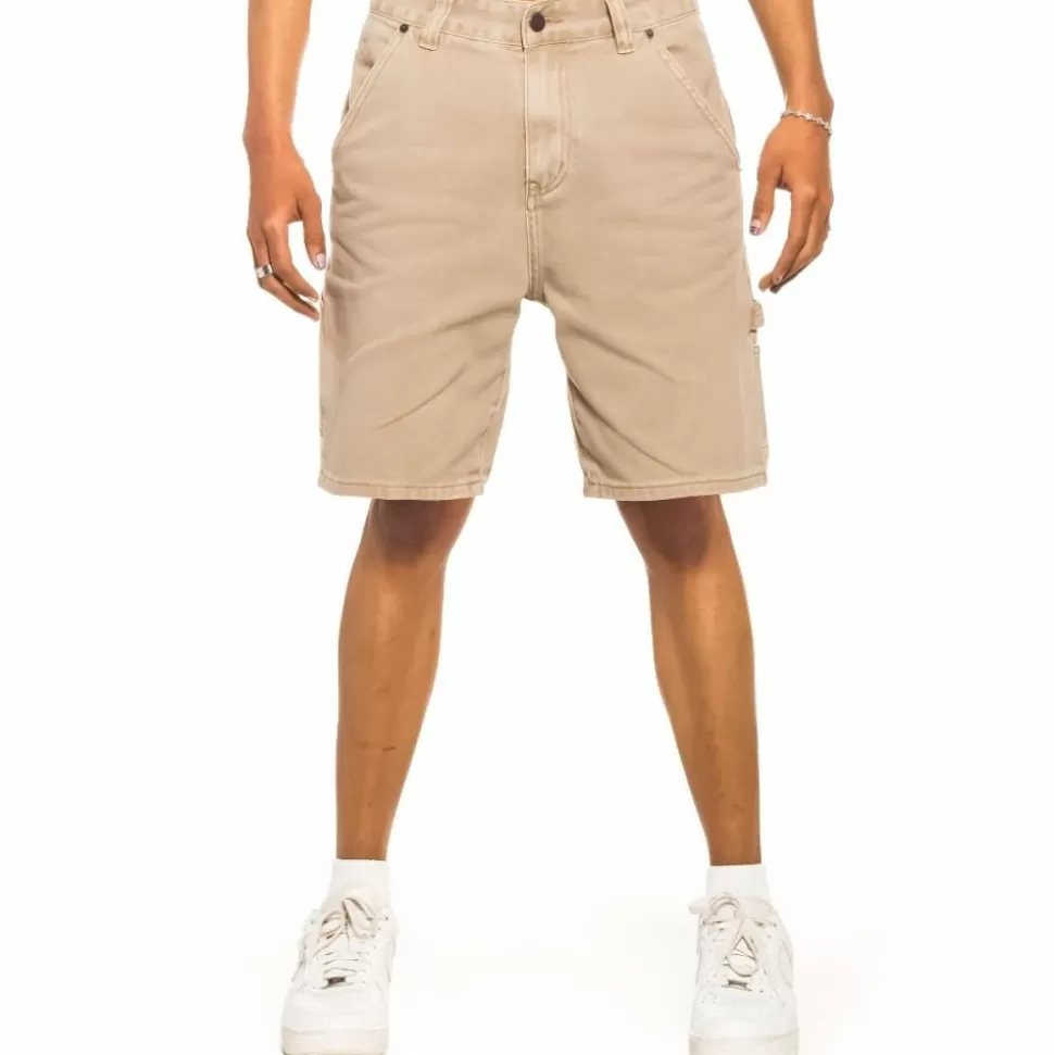 Shorts*Grimey "Day Dreamer" Denim Shorts - Washed Sand - Spring 22