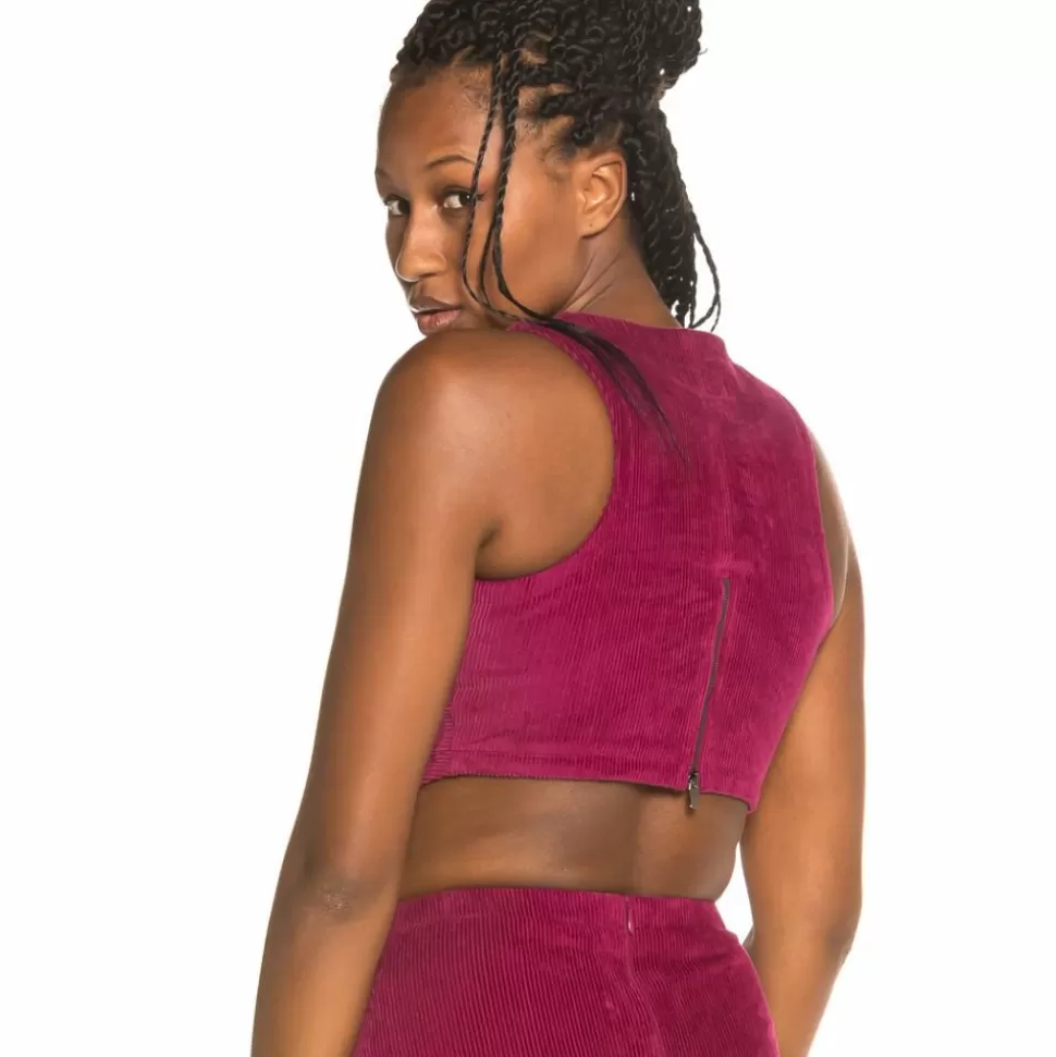 Tees & Tops*Grimey Engineering Corduroy Girl Top Fw19 Purple