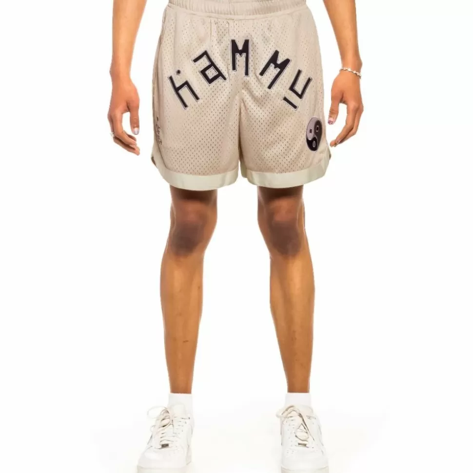Shorts*Grimey " X Space Hammu" Mesh Shorts - Sand - Spring 22