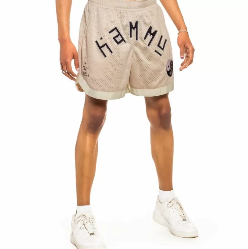 Shorts*Grimey " X Space Hammu" Mesh Shorts - Sand - Spring 22