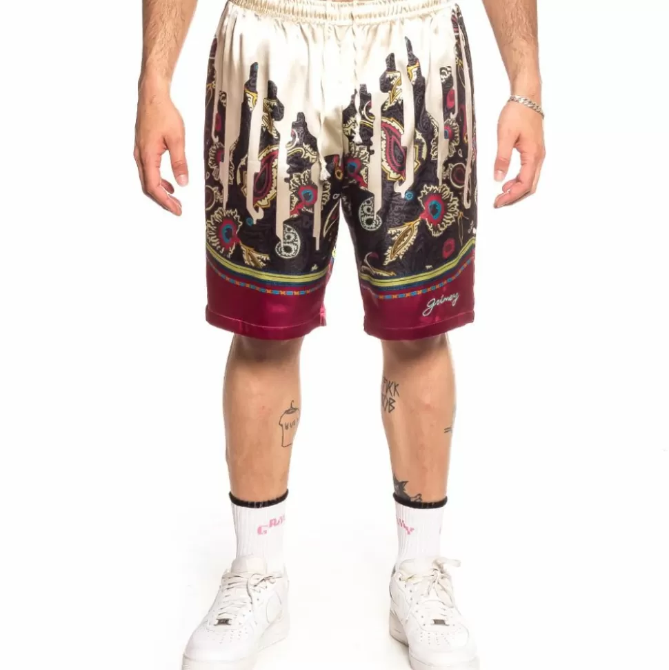 Shorts*Grimey "Hope Unseen All Over Print" Shorts - White - Summer 21