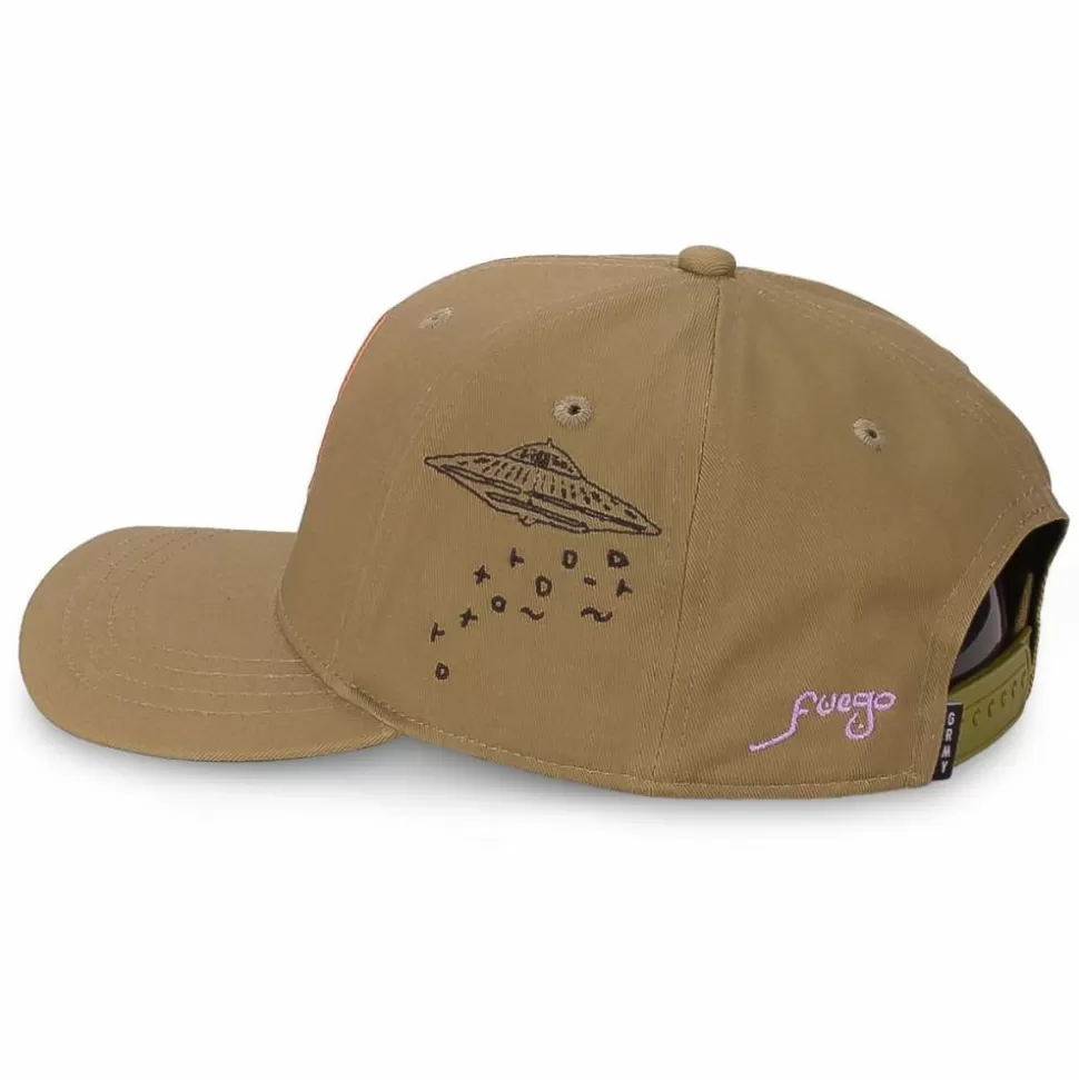 Head Wear*Grimey "Lost Boys" Curved Visor Cap - Brown - Fall 22