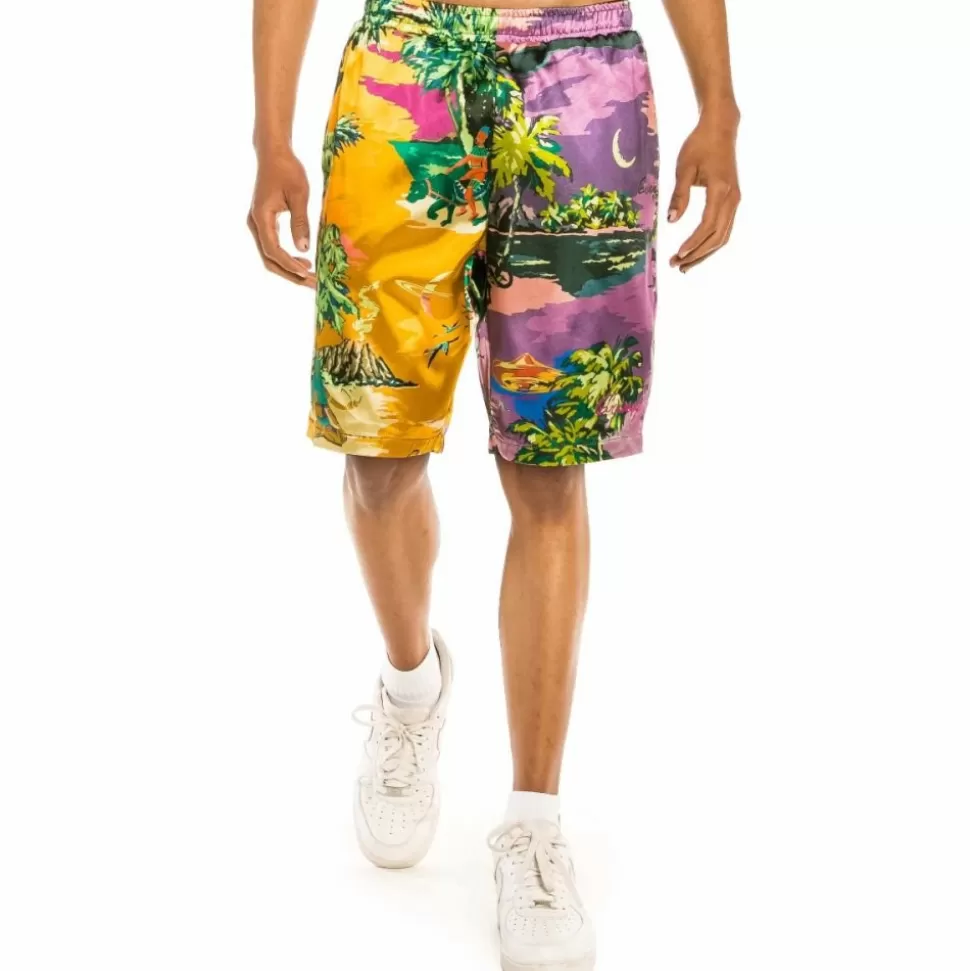 Shorts*Grimey "Ocean Gateway" Satin Short - Multicolor - Summer 21
