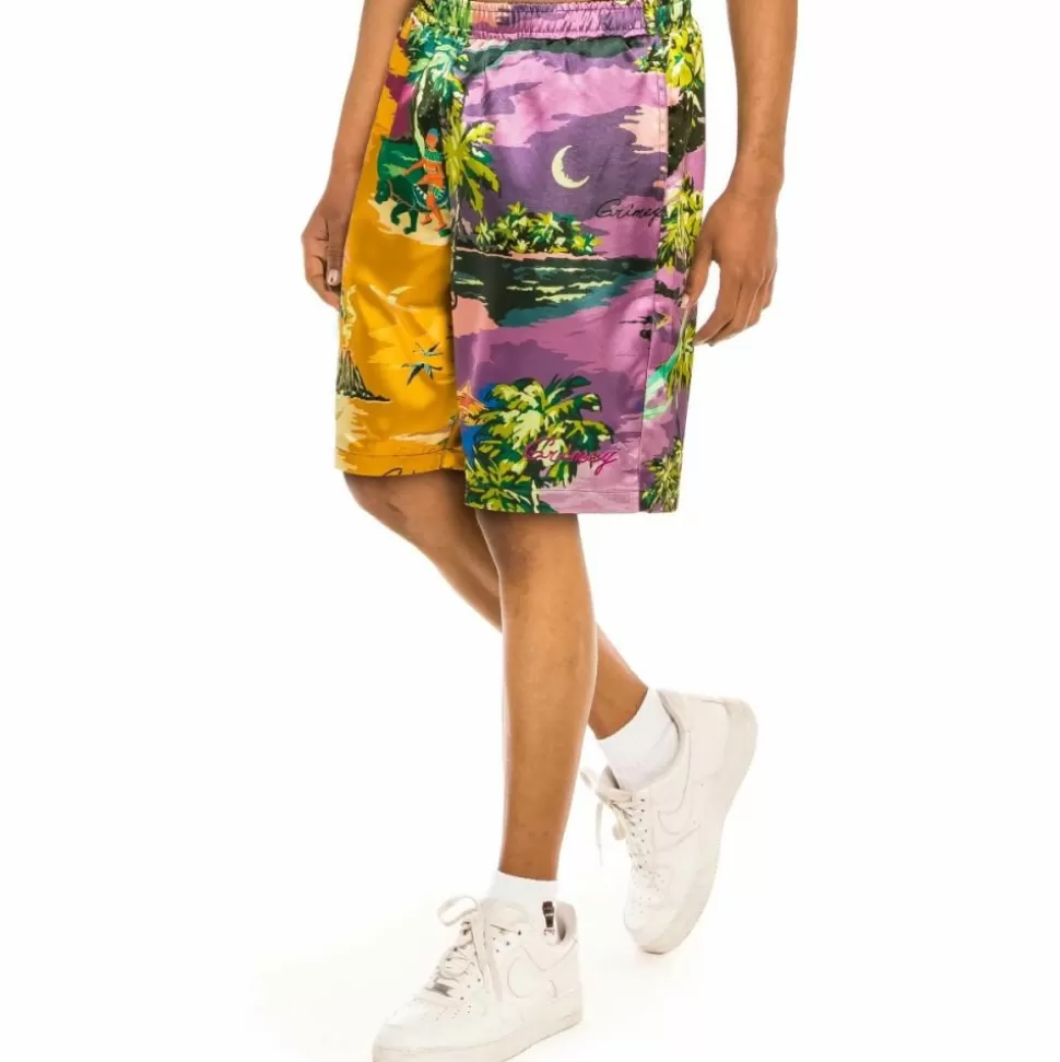 Shorts*Grimey "Ocean Gateway" Satin Short - Multicolor - Summer 21