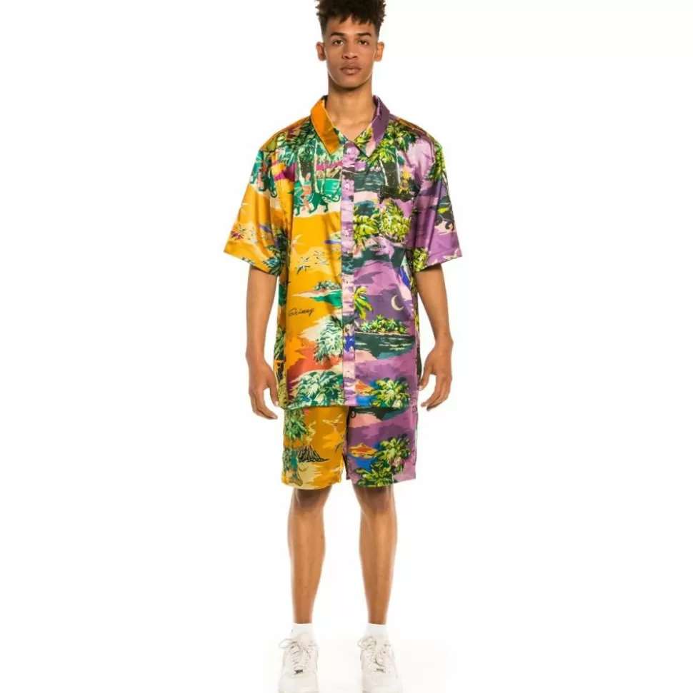 Shirts*Grimey "Ocean Gateways" Button Up Tee - Multicolor - Summer 22