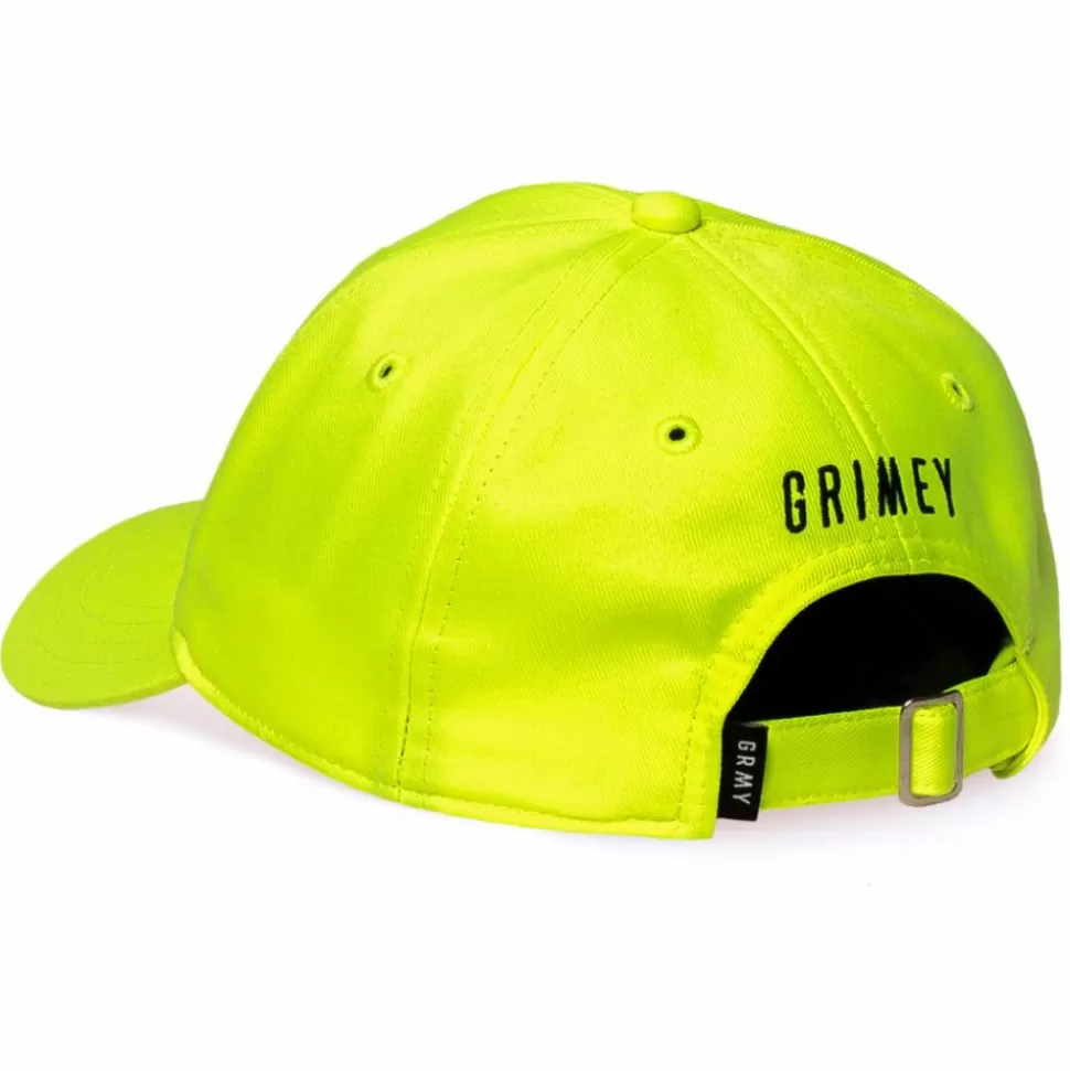 Head Wear*Grimey Planete Noir Curved Visor Fw19 Yellow