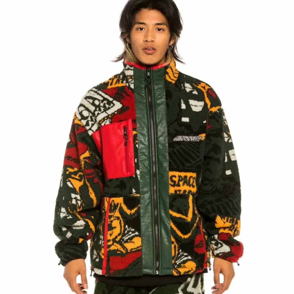 Jackets*Grimey "Space Lady" Sherpa Jacket - Orange - Fall 21