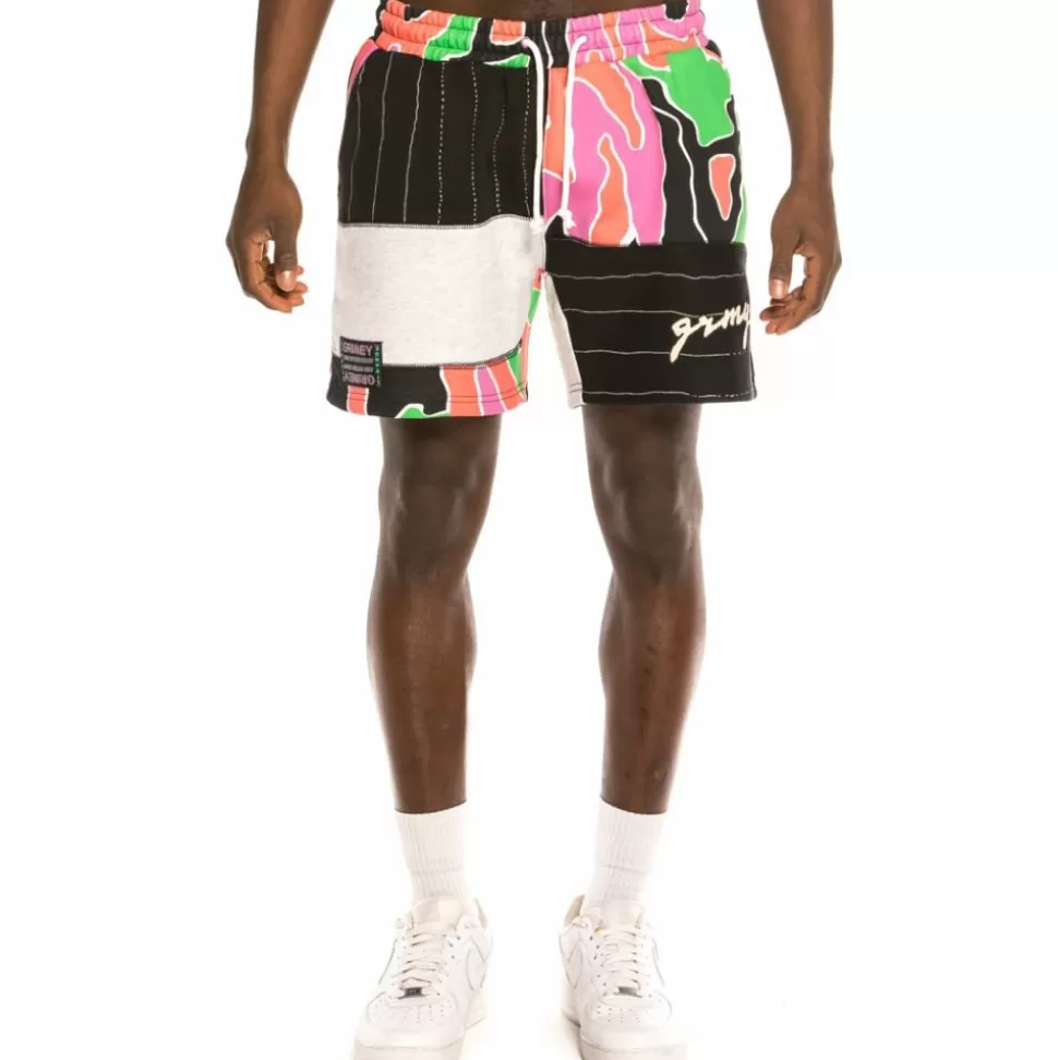 Shorts*Grimey "Strange Fruit All Over Print" Sweatshorts Black - Spring 21