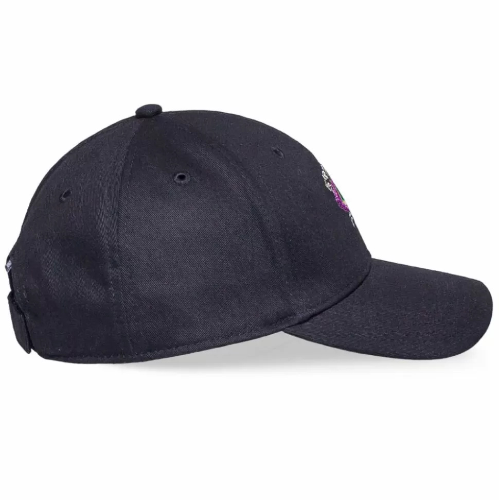 Head Wear*Grimey "Strange Fruit" Curved Visor Cap Black - Spring 21