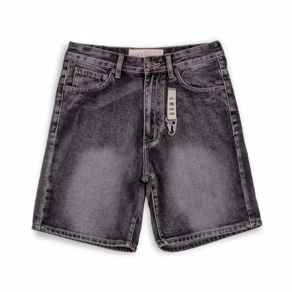 Shorts*Grimey The Toughest Shorts - Washed Black - Spring 23