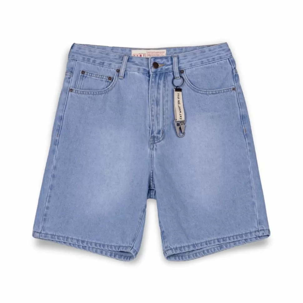 Shorts*Grimey The Toughest Shorts - Washed Light Blue - Spring 23