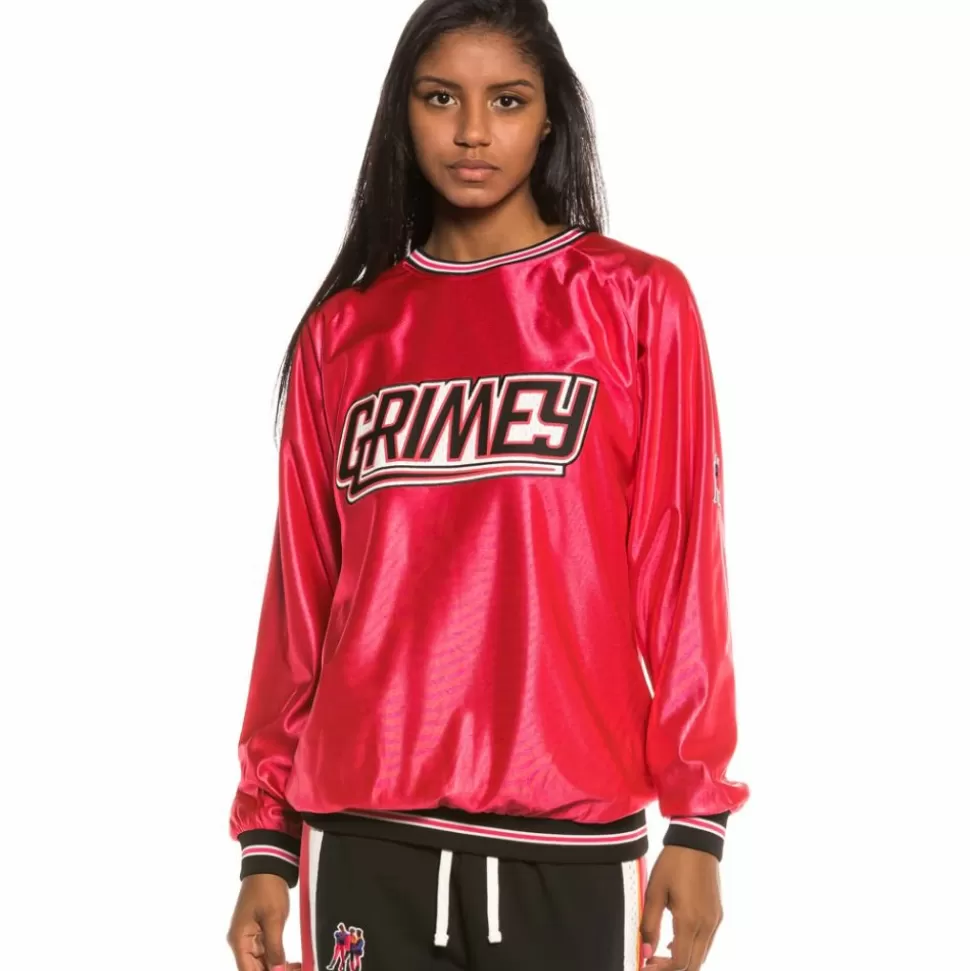Sweatshirts*Grimey Ubiquity Crewneck Girl Fw20 Red