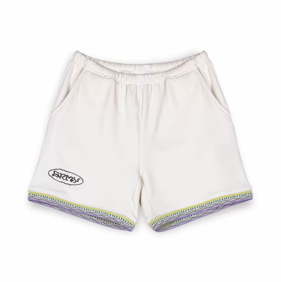 Shorts*Grimey Ufollow Grmy Sweatpants - White - Spring 23