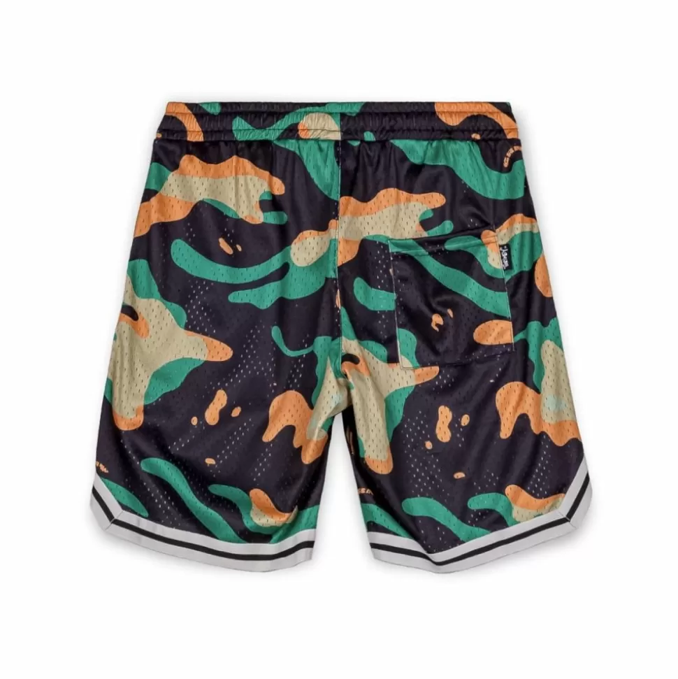 Shorts*Grimey Ufollow Mesh Basket Shorts - Black - Spring 23