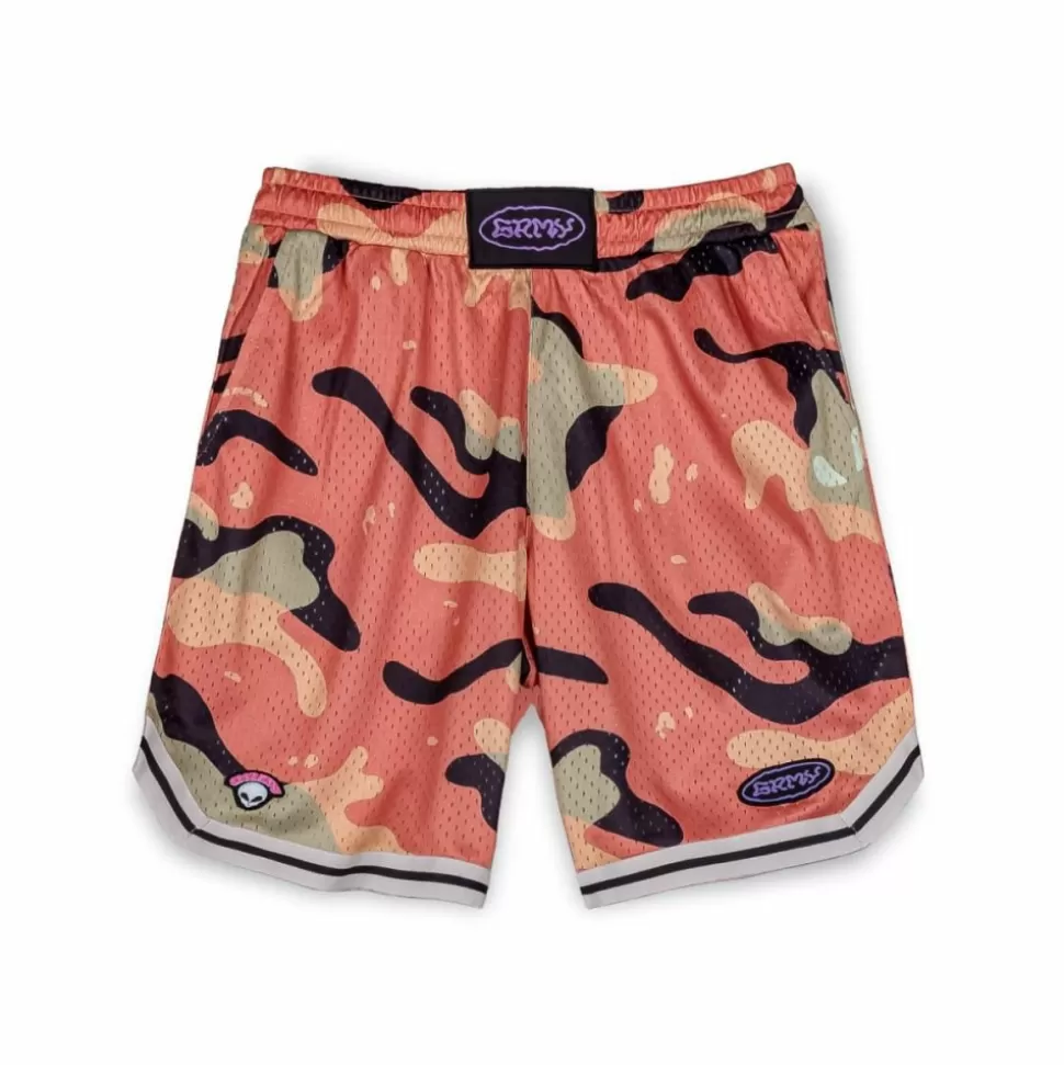 Shorts*Grimey Ufollow Mesh Basket Shorts - Brown - Spring 23