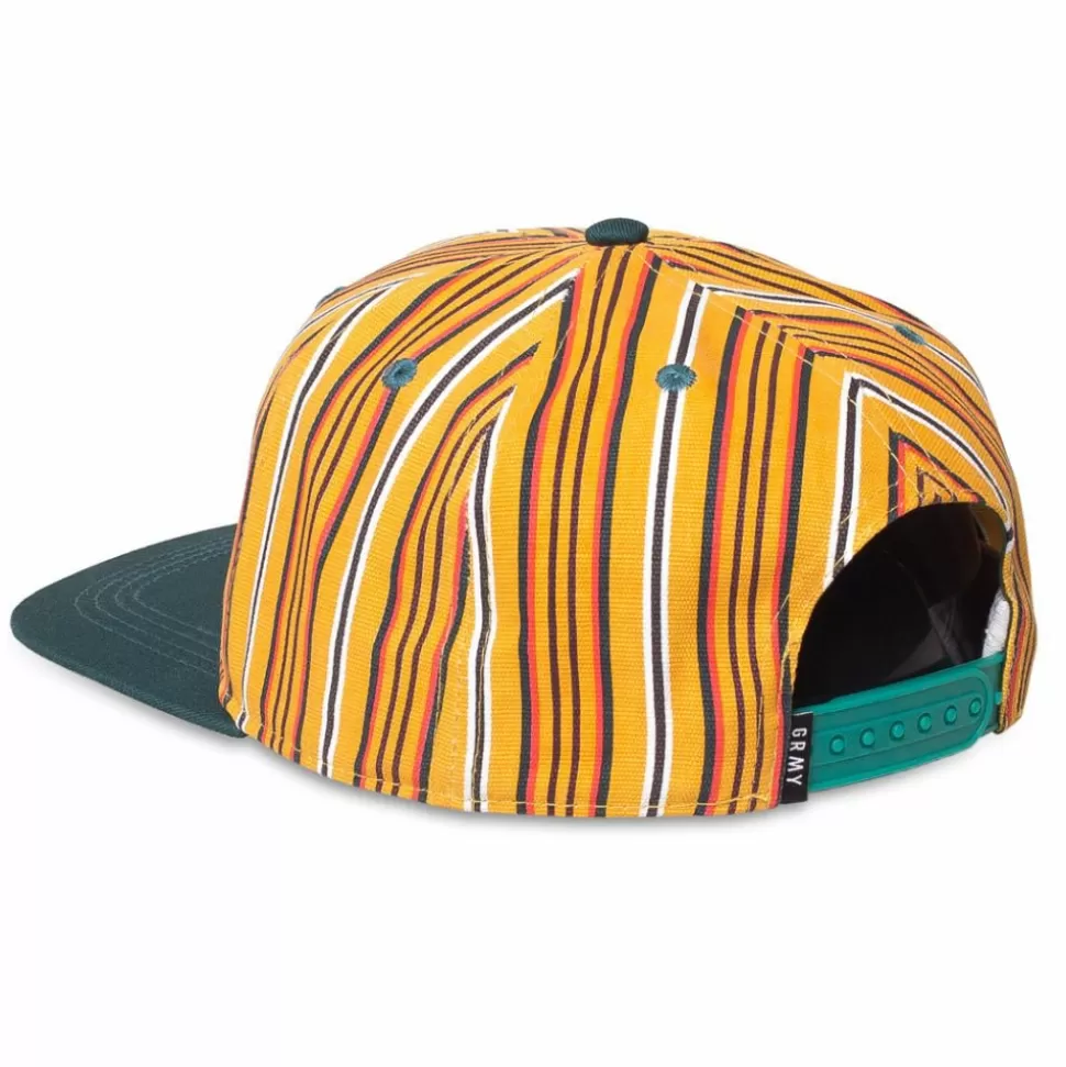 Head Wear*Grimey Wild Child Printed Snapback Cap Ss19 Green