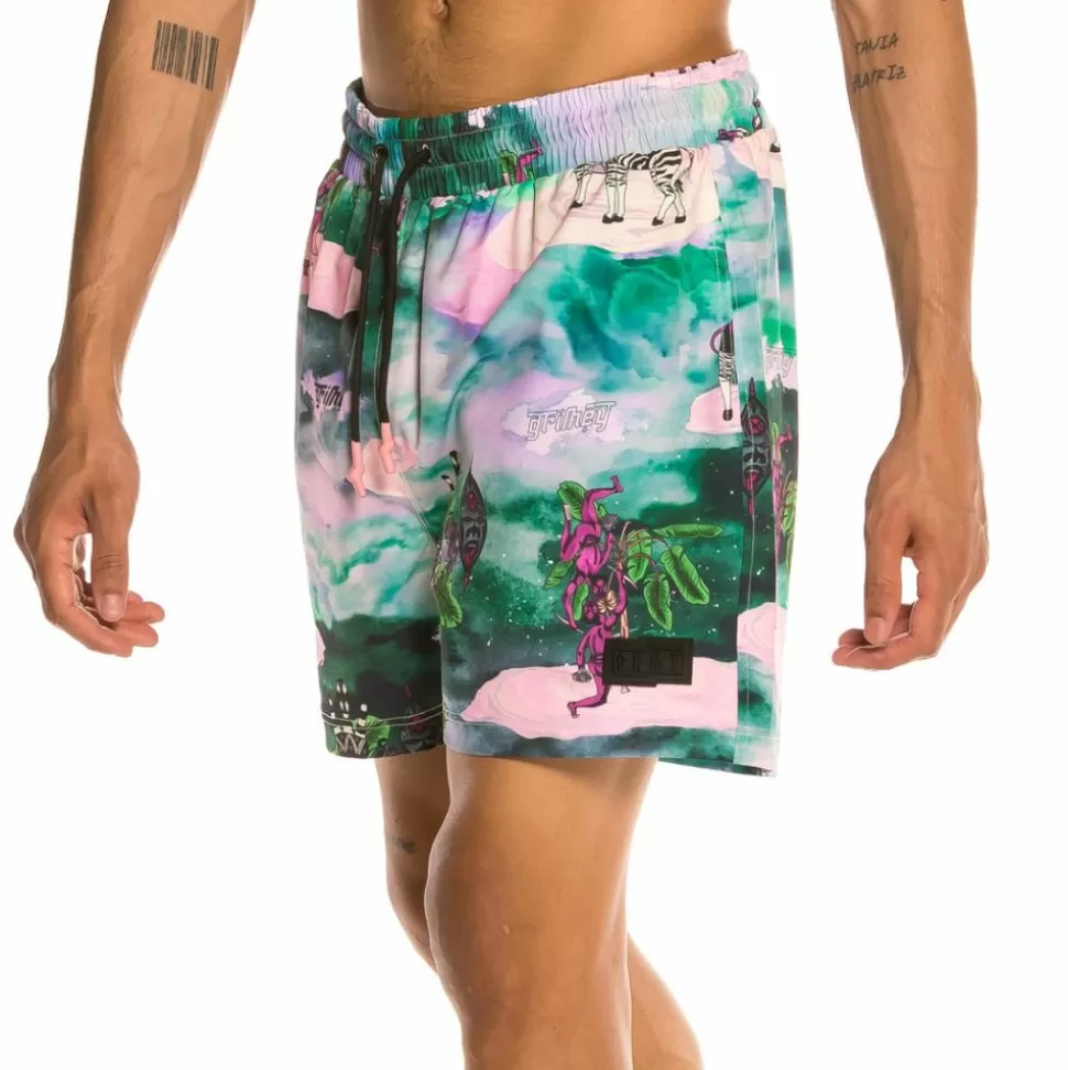Swimwear*Grimey Yanga Ss20 Swimming Shorts Multicolor