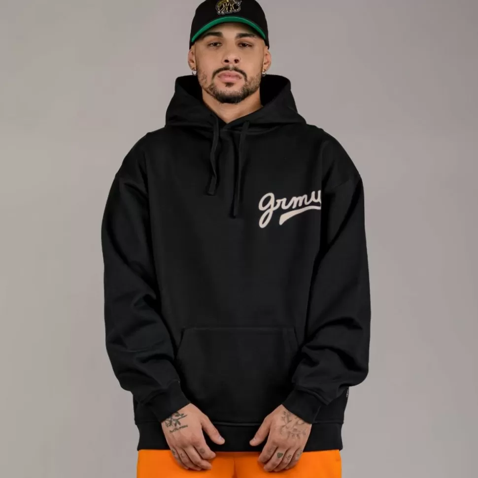 Outfits*Grimey Pack Pant + Hoodie "Hive" Heavyweight - Black/Orange - Fall 22