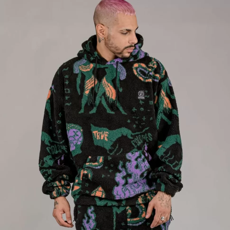 Outfits*Grimey Pack Pant + Hoodie Lost Boys Sherpa - Black - Winter 22