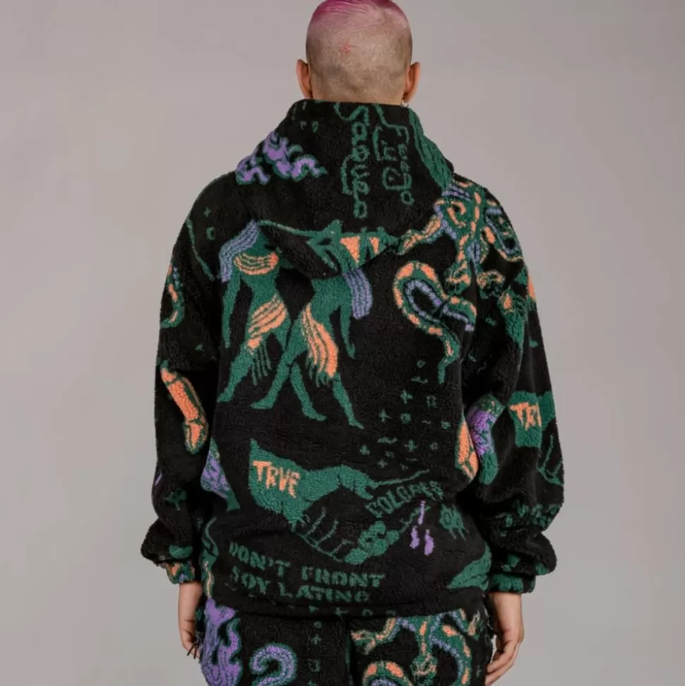 Outfits*Grimey Pack Pant + Hoodie Lost Boys Sherpa - Black - Winter 22