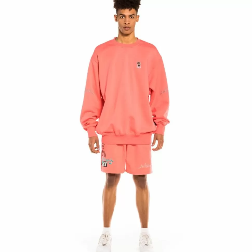 Outfits*Grimey Pack Short + Crewneck "Day Dreamer" - Coral - Spring 22