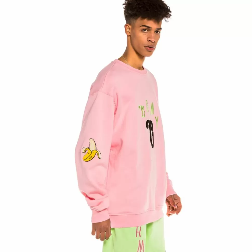 Outfits*Grimey Pack Short + Crewneck "Jungle Punch" - Pink/Green - Spring 22