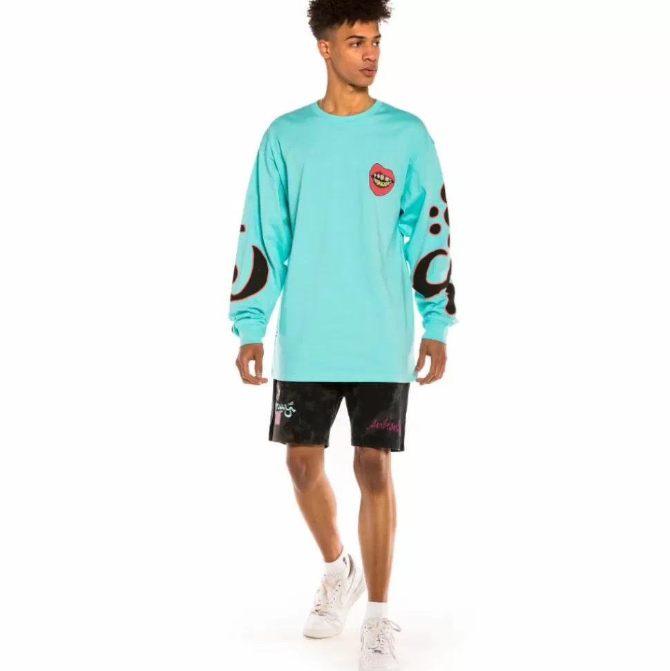 Outfits*Grimey Pack Short + Ls Shirt "Day Dreamer" - Blue/Black- Spring 22