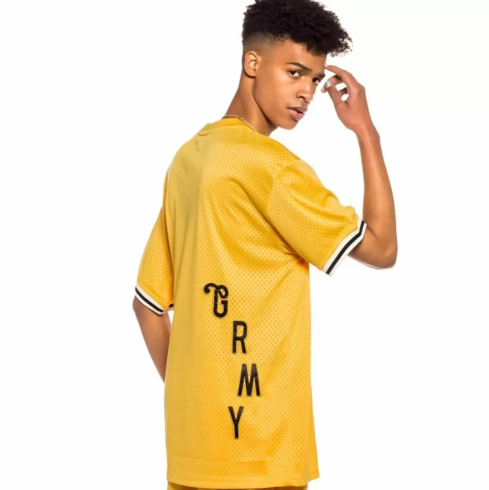 Outfits*Grimey Pack Short + Mesh Tee "Jungle Punch" - Yellow - Spring 22